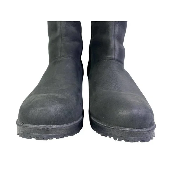 Eddie Bauer Lodge Wedge Waterproof Insulated Boot Women size 8.5 Black Leather - Picture 9 of 11
